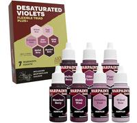 The Army Painter, Warpaints Flexible Triad PLUS+: Desaturated Violets, 7 x 18 ml acrylic paints - Miniature quality hobby paint for Dungeons and Dragons (DnD) & Warhammer Miniatures