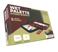 The Army Painter, Wet Palette Hydro Bundle, 100 Hydro Sheets & 4 Sponges | Premium Painting Palette for Miniatures, Acrylic Art Bundle - 100 Palette Paper Sheets & 4 Sponges