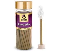 The Aroma Factory Lavender Dhoop Batti Sticks with dhoop Stand Holder in Box (Dhoop for Pooja) (1 Jar X 100g)