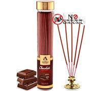 The Aroma Factory Luxury Chocolate Incense Sticks - 100% Herbal, Zero Charcoal, Long Lasting Natural Fragrance, Meditation, Aromatherapy & Stress Relief Incense Sticks For Home & Spa (100G)