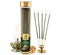 The Aroma Factory Organic Incense Sticks | No Charcoal | 100% Herbal | Natural Essential Oils, Low Smoke | 100% Herbal Smudge Fragrance Pooja Agarbatti | 1x100g Bottle (Shahi Loban)