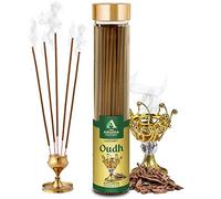 The Aroma Factory Oudh Agarbatti for Pooja, Luxury Incense Sticks, Low Smoke and Zero Charcoal, Premium and Fresh Fragrance for Home, Meditation (100g), White, 1 Bottle
