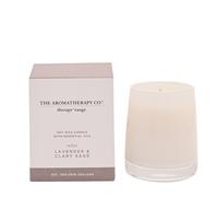 The Aromatherapy Company Relax Therapy Candle - Lavender & Clary Sage 80g in White The Aromatherapy Company White