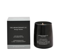 The Aromatherapy Company Therapy Kitchen Candle -Lemongrass, Lime & Bergamot 80G In Black Black One Size