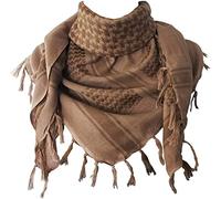 THE ART BOX 100% Cotton Military Shemagh Keffiyeh Scarf for Men Women Tactical Desert Arab Afghan Head Neck Wrap with Tassels
