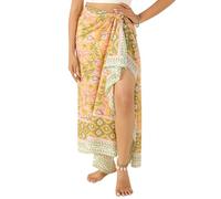 THE ART BOX 100% Cotton Sarong Coverup for Women Indian Hand Block Print Swimsuit Pareo Wrap Skirt Beach Bikini Cover Up Long (73" x 43")