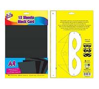 THE ART BOXARTBOX 15 Sheets A4 Black Activity Card, 6873