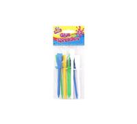 THE ART BOXARTBOX 5-Inch Coloured Glue Spreader (Pack of 10), 1072