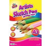 THE ART BOXARTBOX A3 20 Sheets Sketch Pad, White, 5681