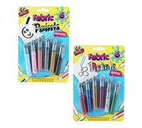 THE ART BOXArtbox, Assorted ,Assorted, 6834 Glitter Fabric Paint