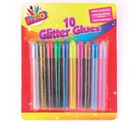 THE ART BOXARTBOX Glitter Glue Pen - Assorted Colours (Pack of 10)