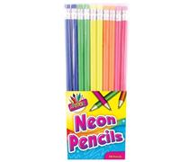 THE ART BOXArtbox Neon Rubber Tip HB Pencil (Pack of 10) 6366