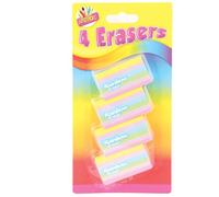 THE ART BOXArtbox Rainbow Eraser (Pack of 4), 6339