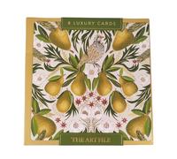 The Art File - 8 Pack Christmas Cards - Partridge & Pear Lux Box - LBX110