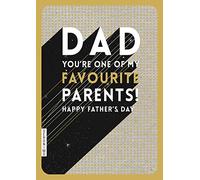 The Art File Dad Favourite Parents Fathers Day Card