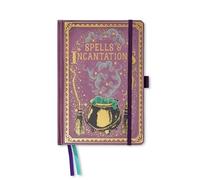 The Art File Hardback A5 Notebook Spells and Incantations Magical Diary - 180 Lined Pages