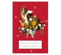 The Art File - ROCK ON BARK THE HAIRY ANGELS SING XMAS CARD - NRX07
