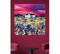 The Art Group A Sky of Pink Canvas by Avril Thomson Smith Pink