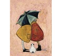 The Art Group AFWDC43033 "Sam Toft A Sneaky One" Canvas Print, Cotton, Multi-Colour, 1.80 x 30.00 x 40.00 cm