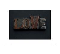 The Art Group "Alyson Fennell Love Paper Art Print, Multi-Colour, 30 x 40 x 1.3 cm