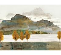 The Art Group "Autumn Trees II Law Wai Hin Canvas Print, Multi-Colour, 60 x 80 x 1.3 cm