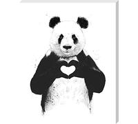 The Art Group Balazs Solti All You Need Is Love Canvas Print, Wood, Multi-Colour, 40 x 50 x 1.3 cm