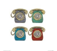 The Art Group "Barry Goodman GPO 706" Paper Art Print, Multi-Colour, 40 x 40 x 1.3 cm