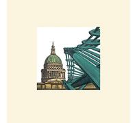 The Art Group Barry Goodman St Paul's Mounted Print, Multi-Colour, 40 x 40 x 1.3 cm