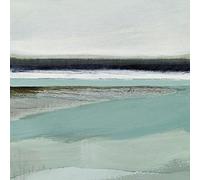 The Art Group Beth Wintgens White Tide Digital Canvas Print, Cotton, Multi-Colour, 1.8 x 60 x 60 cm