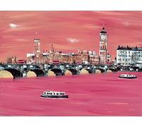The Art Group "Big Ben and Westminster Lee McCarthy Canvas Print, Multi-Colour, 60 x 80 x 1.3 cm