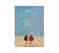 The Art Group Big Skies Sam Toft Art Print, Paper, Multi-Colour, 30 x 40 x 1.3 cm