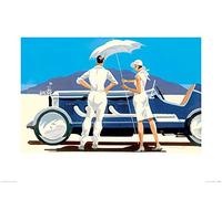The Art Group Bonneville Salt Flats Mike Maurice Art Print, Paper, Multi-Colour, 60 x 80 x 1.3 cm