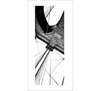 The Art Group Brooklyn Bridge NYC Amy Gibbings Art Print, Paper, Multi-Colour, 50 x 100 x 1.3 cm