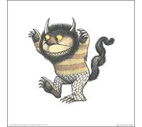 The Art Group "Carol Maurice Sendak Art Print, Multi-Colour, 30 x 30 x 1.3 cm