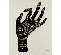 The Art Group Cat Coquillette Palmistry Canvas Print, Cotton, Multi-Colour, 1.8 x 40 x 50 cm