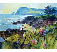 The Art Group "Chris Forsey Getting To The Point, Prawle Canvas Print, Cotton, Multi-Colour, 1.80 x 40.00 x 50.00 cm
