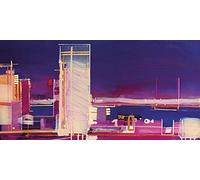 The Art Group Christopher Farrell (City Nocturne) -Canvas Print 50 X 100cm, Wood, Multi-Colour, 50 x 100 x 1.3 cm