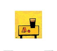 The Art Group "Colin Ruffell Cheese And Guinness Paper Art Print, Multi-Colour, 30 x 30 x 1.3 cm