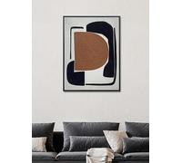 The Art Group Dan Hobday Mode I Textured Framed Canvas Black