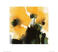 The Art Group "David Ross Orange King Paper Art Print, Multi-Colour, 40 x 40 x 1.3 cm