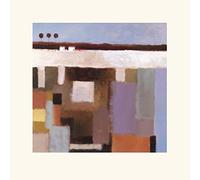 The Art Group Derek Melville Looking to The Horizon Mounted Print, Multi-Colour, 40 x 40 x 1.3 cm