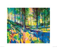 The Art Group "Doug Eaton Little Staple edge Wood Paper Art Print, Multi-Colour, 60 x 80 x 1.3 cm