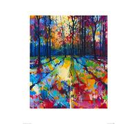 The Art Group "Doug Eaton Mile End Woods Paper Art Print, Multi-Colour, 60 x 80 x 1.3 cm