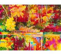 The Art Group "Early Evening at Waterloo Screens Doug Eaton Canvas Print, Multi-Colour, 60 x 80 x 1.3 cm