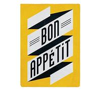 The Art Group "Edu Barba Bon Appetit Canvas Print, Multi-Colour, 30 x 40 x 1.3 cm
