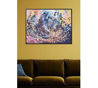 The Art Group Golden Hour IV Textured Framed Canvas Black