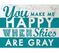 The Art Group "Happy Go Jump in the Lake Canvas Print, Multi-Colour, 60 x 80 x 1.3 cm