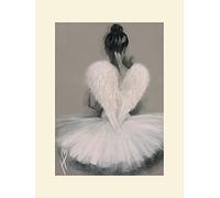 The Art Group Hazel Bowman Angel Wings Mounted Print, Multi-Colour, 30 x 40 cm