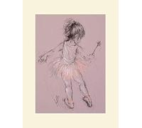 The Art Group Hazel Bowman Little Ballerina I Mounted Print, Multi-Colour, 30 x 40 cm