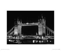 The Art Group Heiko Lanio (Tower Bridge, London) -Art Print 30 x 40cm, Paper, Multicoloured, 30 x 40 x 1.3 cm